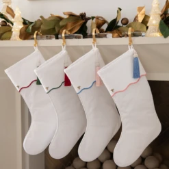 Scallop Christmas Stocking 13 Scallop Christmas Stocking -THE HOLIDAY SHOP 17