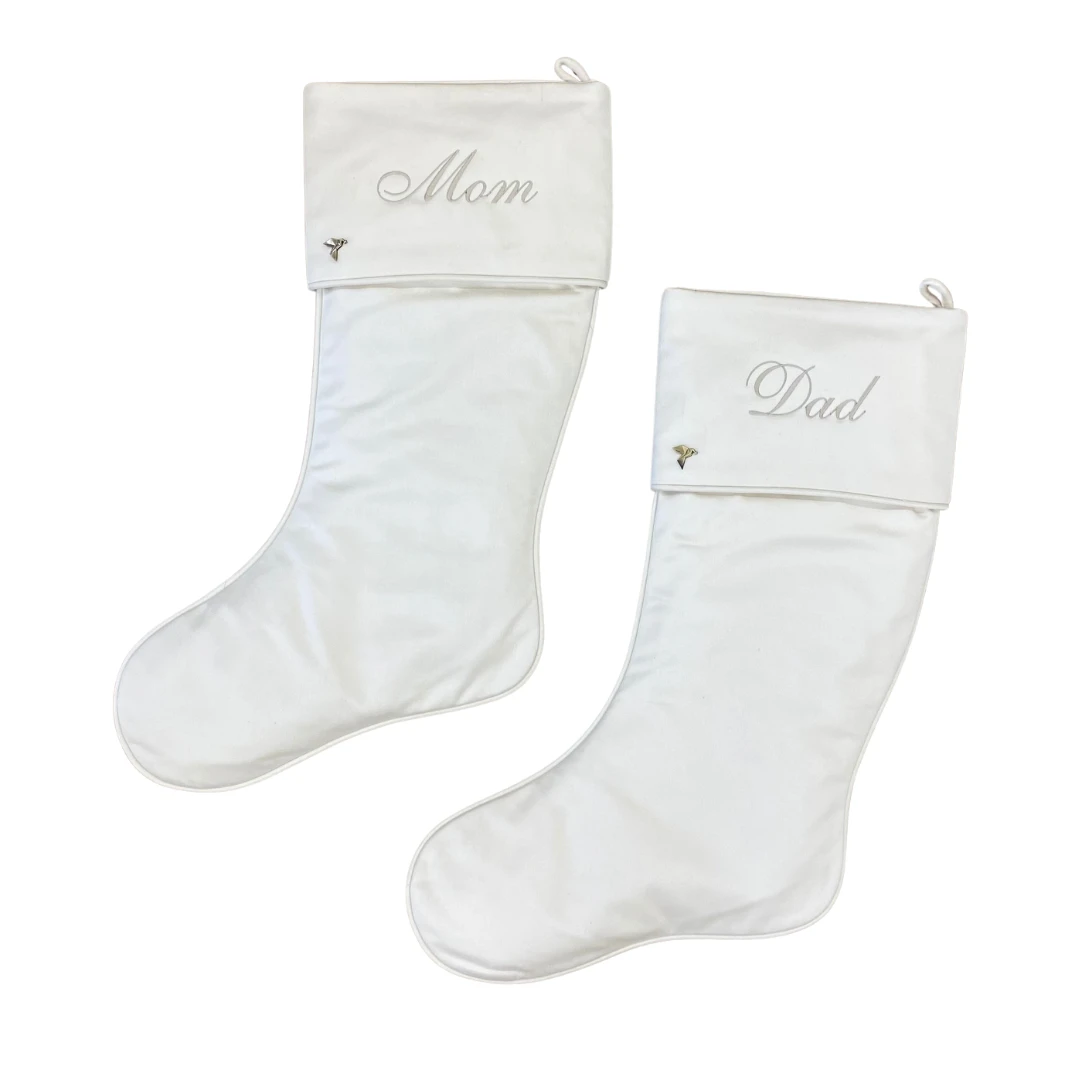 Ivory Christmas Stocking 14 Ivory Christmas Stocking - Image 14