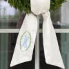 Monogrammed Laurel Wreath Sash