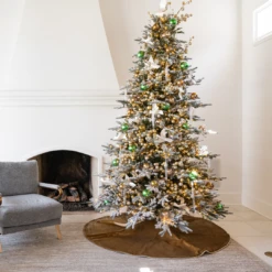 Gold Velvet Tree Skirt -THE HOLIDAY SHOP 31