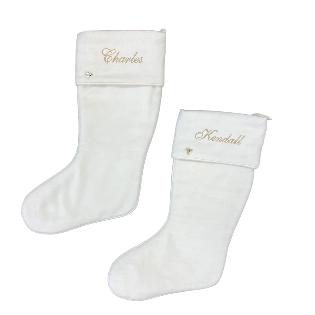 Ivory Christmas Stocking 16 Ivory Christmas Stocking - Image 16