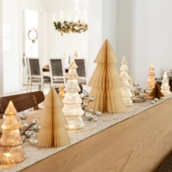 Ivory Paper Christmas Tree—18" 7 Ivory Paper Christmas Tree—18" -THE HOLIDAY SHOP 3 4c4b9395 029a 42aa 9d9d cfd30d8d8112