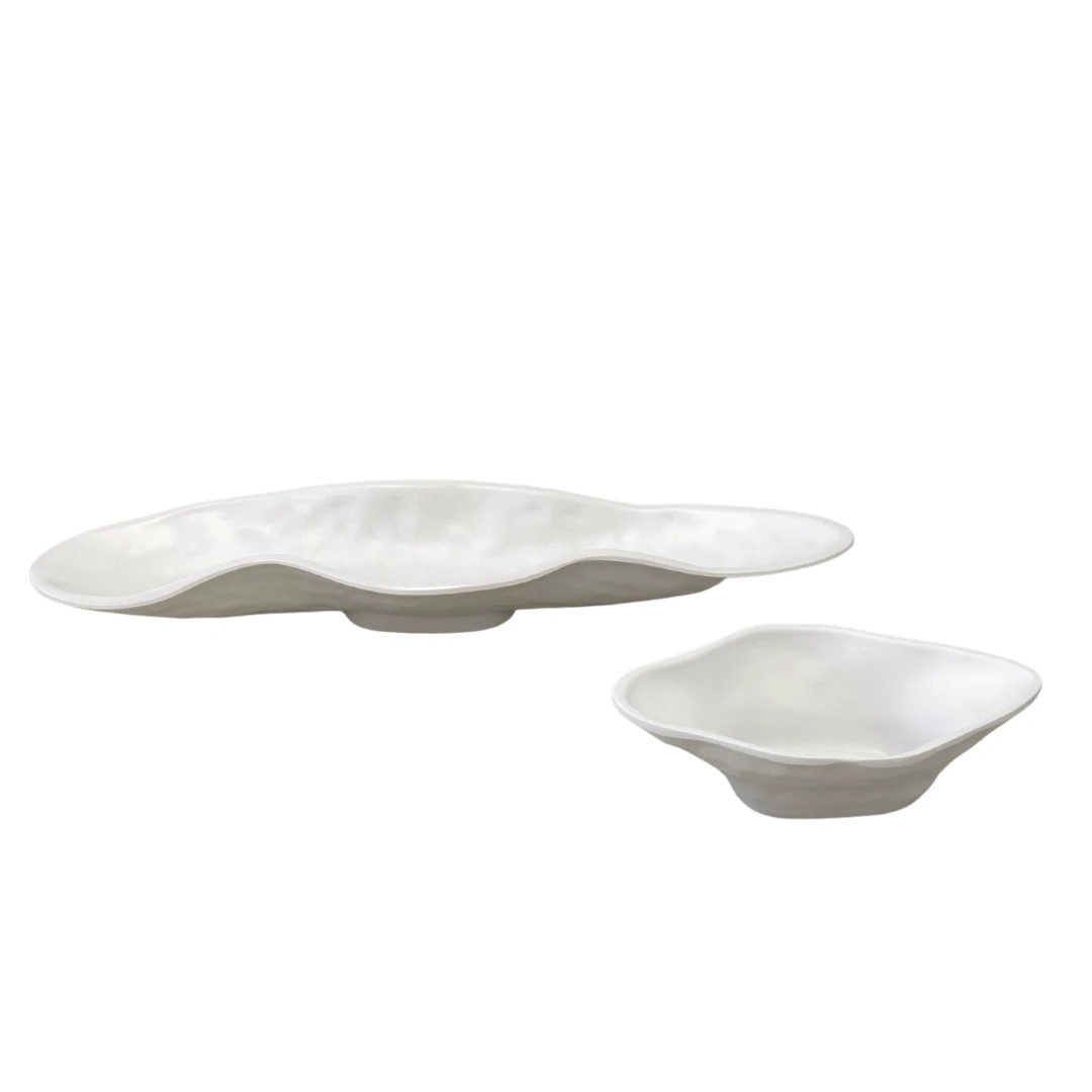 Nube Small Oval Pedestal Cracker Tray 3 Nube Small Oval Pedestal Cracker Tray - Image 3