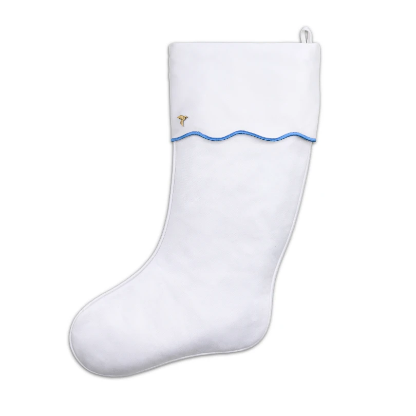 Scallop Christmas Stocking 4 Scallop Christmas Stocking - Image 4