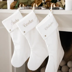 Ivory Velvet Stockings -THE HOLIDAY SHOP 7 0de35132 b0b9 4525 859d 02b5294cd5c4