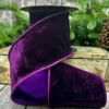 Purple Velvet Ribbon 2.5"
