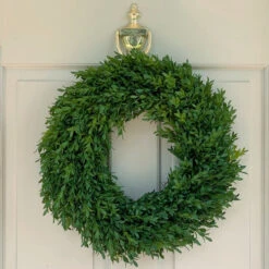 Round Boxwood Wreath -THE HOLIDAY SHOP Attachment 1z b