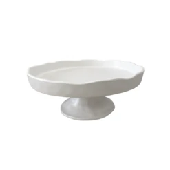 Nube Round Pedestal Cake Plate