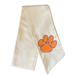 Monogrammed Team Spirit Wreath Sash 39 Monogrammed Team Spirit Wreath Sash -THE HOLIDAY SHOP ClemsonSashSILO