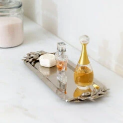 Olive Branch Stainless Steel Tray -THE HOLIDAY SHOP FDBabyDETAIL EDIT 055 COLOR