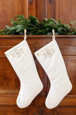 Ivory Christmas Stocking 19 Ivory Christmas Stocking -THE HOLIDAY SHOP Fig Dove2019LFST 533 COLOR
