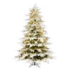 Designer Flocked Christmas Tree