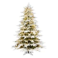 Designer Flocked Christmas Tree