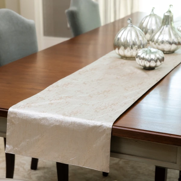 Gold & Silver Grain Reversible Table Runner 4 Gold & Silver Grain Reversible Table Runner - Image 4