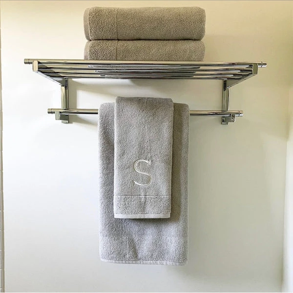 Dove Gray Cotton Bath And Hand Towels 3 Dove Gray Cotton Bath And Hand Towels - Image 3