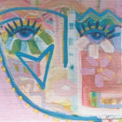 Be Hippie Chica - Mini Grasscloth Print