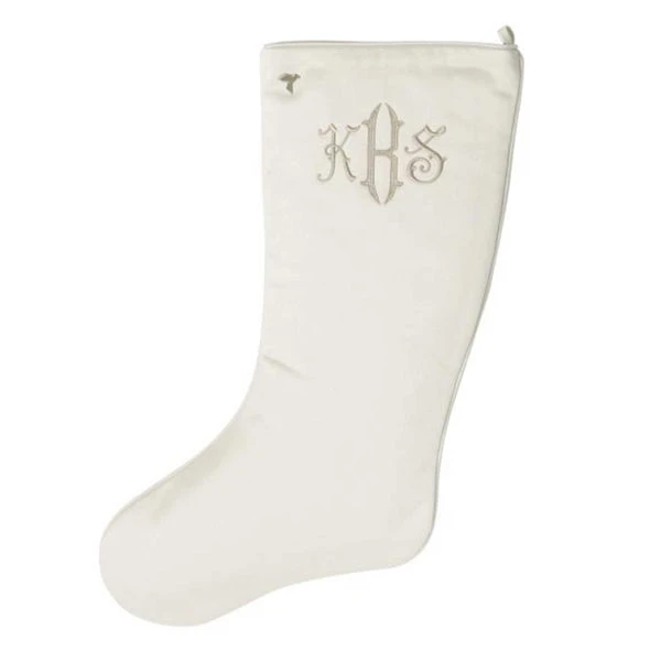 Ivory Christmas Stocking 7 Ivory Christmas Stocking - Image 7