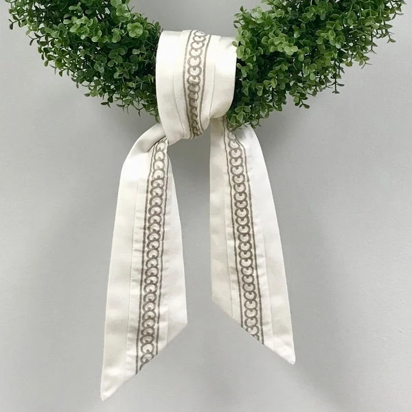 Fortuny Piumette Wreath Sash 2 Fortuny Piumette Wreath Sash - Image 2