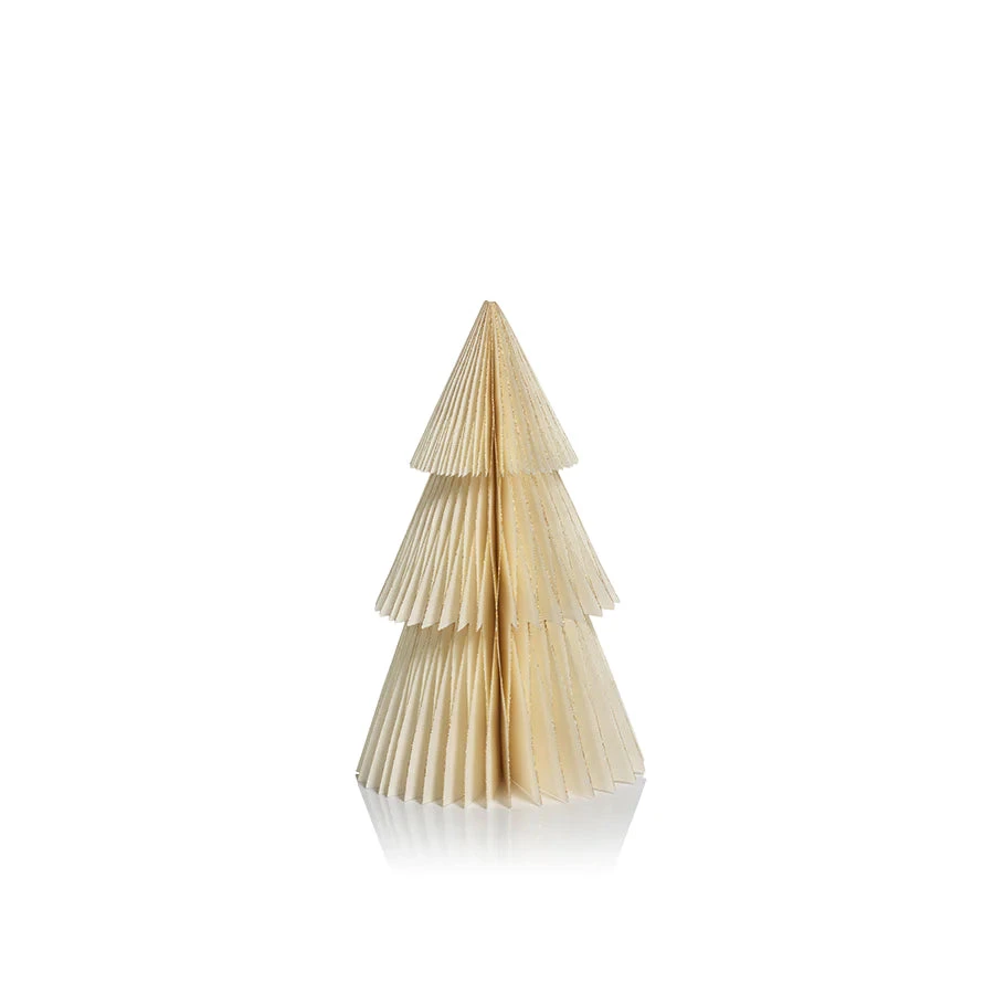 Ivory Paper Christmas Tree—18" 1 Ivory Paper Christmas Tree—18"
