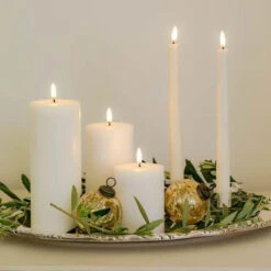 Flameless LED Pillar Candle -THE HOLIDAY SHOP LEDcande 65e95495 b00a 4f54 b661 82805166193b