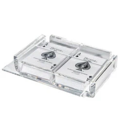 Acrylic Playing Card Deck -THE HOLIDAY SHOP LP101 La Pinta Clear Open Lid 1 large 5df87142 199c 437d b44a 741f2da85cb2