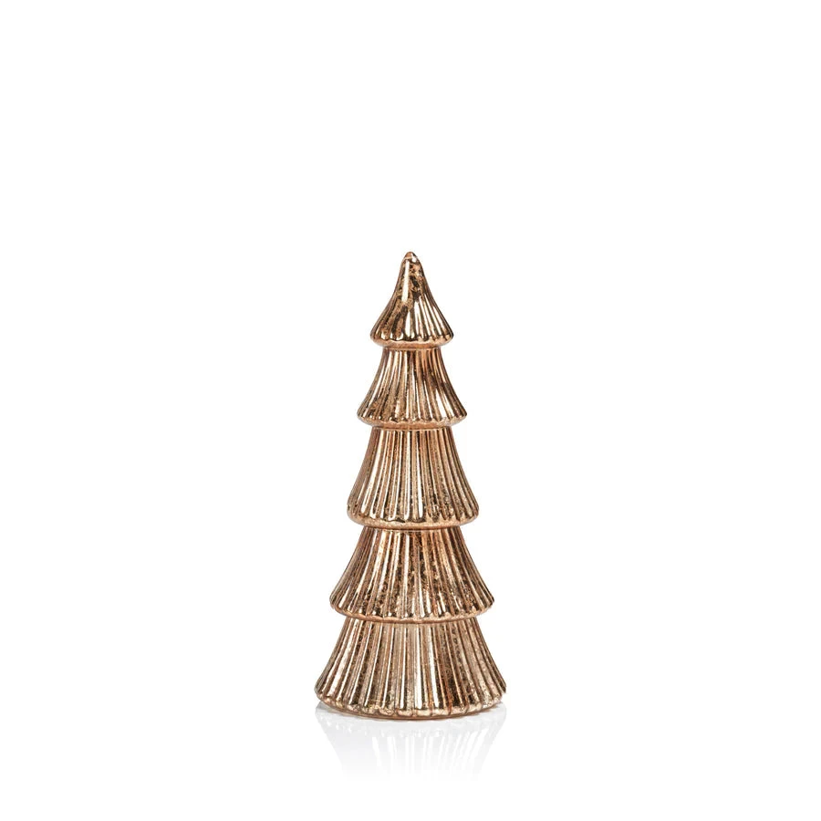 Copper LED Antique Christmas Tree — 10.5" 1 Copper LED Antique Christmas Tree — 10.5"