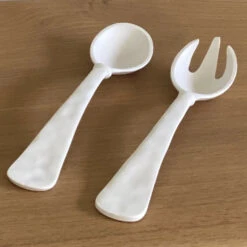 Nube Salad Servers 9 Nube Salad Servers -THE HOLIDAY SHOP PhotoJun30 50749PM