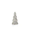 Silver LED Antique Christmas Tree — 7.75"