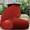 Red Suede Ribbon