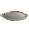 Olive Branch Stainless Steel Oval Tray