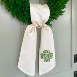 St. Patrick's Day Wreath Sash -THE HOLIDAY SHOP Stpatrickssash