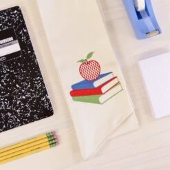 Back To School Wreath Sash -THE HOLIDAY SHOP backtoschool 01