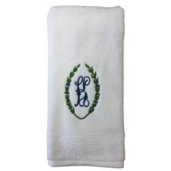 Laurel Wreath Cotton Bath And Hand Towels 9 Laurel Wreath Cotton Bath And Hand Towels -THE HOLIDAY SHOP bluelaurel