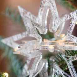 Acrylic Star Christmas Tree Topper 9 Acrylic Star Christmas Tree Topper -THE HOLIDAY SHOP christmas tree topper acrylic star