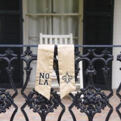 New Orleans Saints Wreath Sash 7 New Orleans Saints Wreath Sash -THE HOLIDAY SHOP falldoor 15