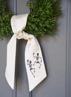 Skeleton Wreath Sash