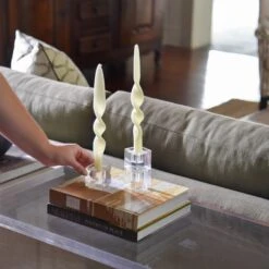 Acrylic Stackable Candle Holders (Set Of 4) 14 Acrylic Stackable Candle Holders (Set Of 4) -THE HOLIDAY SHOP gariscos 28