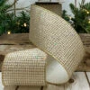 Glitter Mesh Ivory Ribbon