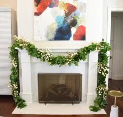 Shimmer Eucalyptus Branch -THE HOLIDAY SHOP holiday22 030