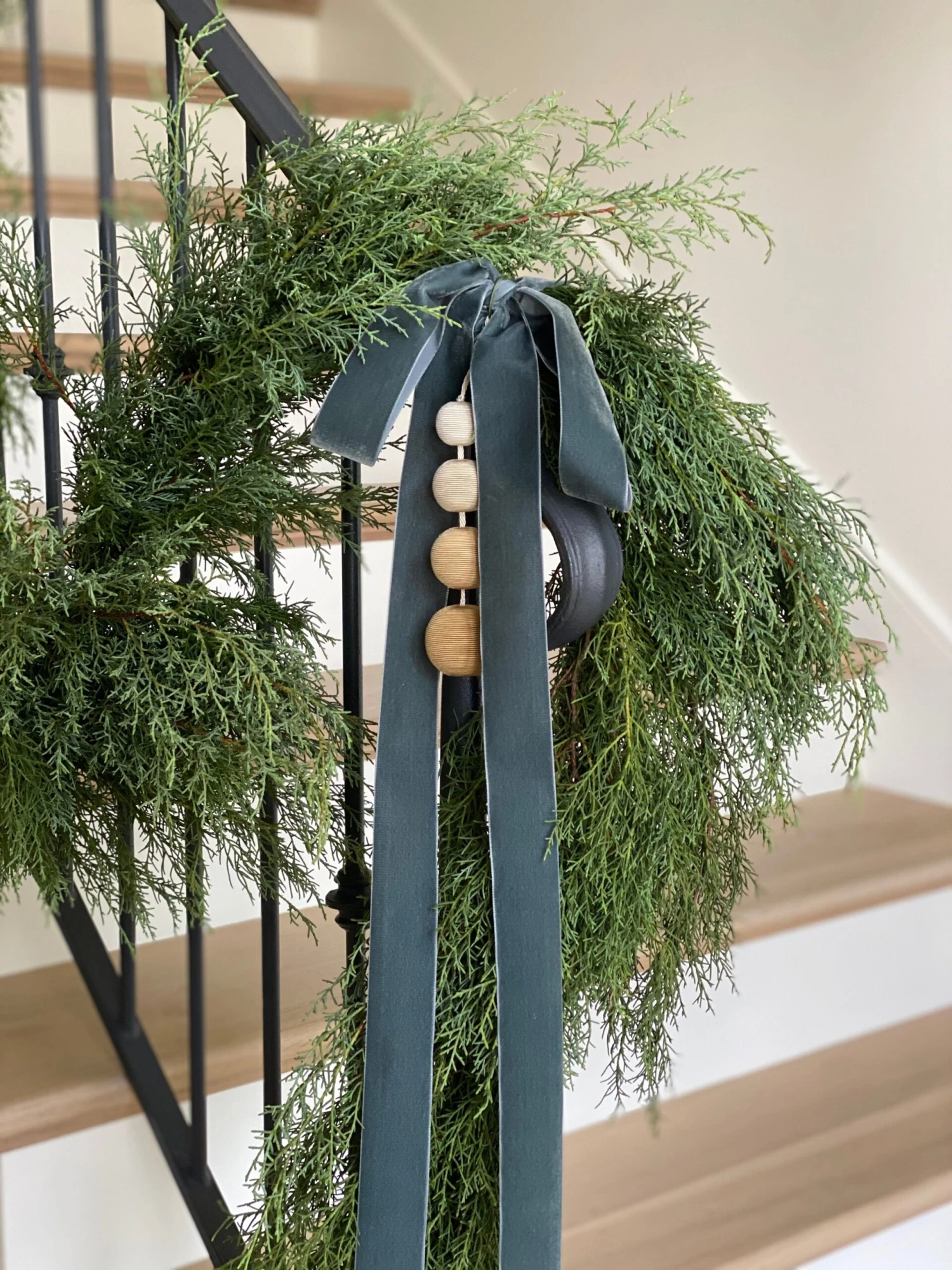 Peacock Blue Swiss Velvet Ribbon 1.5" 3 Peacock Blue Swiss Velvet Ribbon 1.5" - Image 3