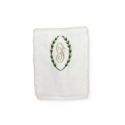 Laurel Wreath Cotton Bath And Hand Towels 11 Laurel Wreath Cotton Bath And Hand Towels -THE HOLIDAY SHOP laurelhandtowel