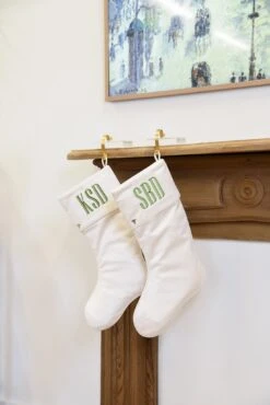 Ivory Christmas Stocking 27 Ivory Christmas Stocking -THE HOLIDAY SHOP paprikastockings 2