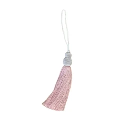 Decorative Tassels- Set Of 6 31 Decorative Tassels- Set Of 6 -THE HOLIDAY SHOP pink ivory