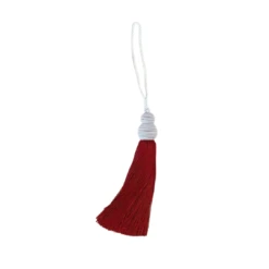 Decorative Tassels- Set Of 6 33 Decorative Tassels- Set Of 6 -THE HOLIDAY SHOP red ivory