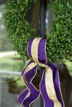 Gold Metallic Dupioni Ribbon 1.5"