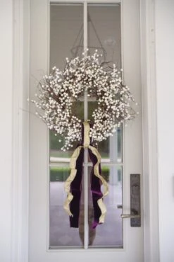 Purple Velvet Ribbon 2.5" -THE HOLIDAY SHOP smiths 33