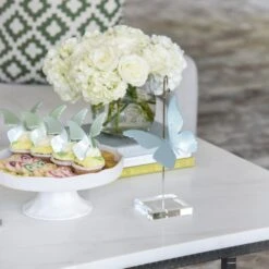 Nube Round Pedestal Cake Plate -THE HOLIDAY SHOP spring23 35