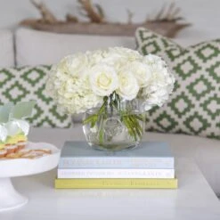 Medium Glass Hurricane Vases -THE HOLIDAY SHOP spring23 46