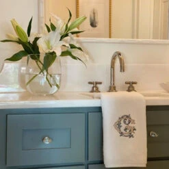 Monogrammed White Cotton Bath And Hand Towels 13 Monogrammed White Cotton Bath And Hand Towels -THE HOLIDAY SHOP towelnewpic